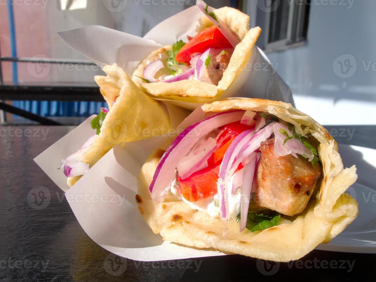 Pita gyros souvlaki