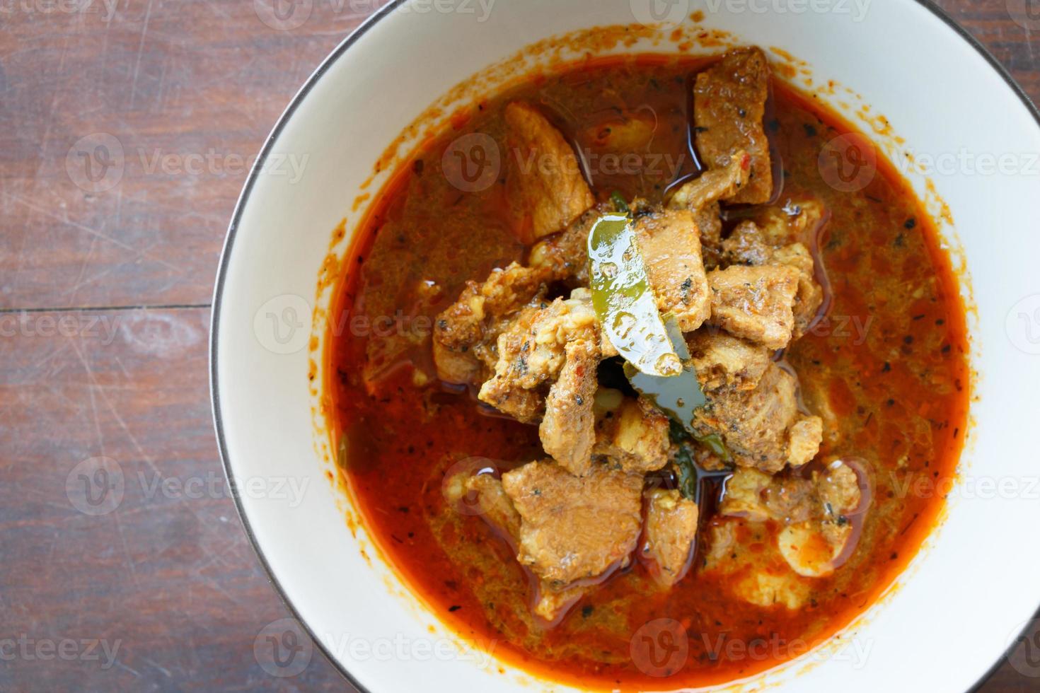 Pork curry spicy photo