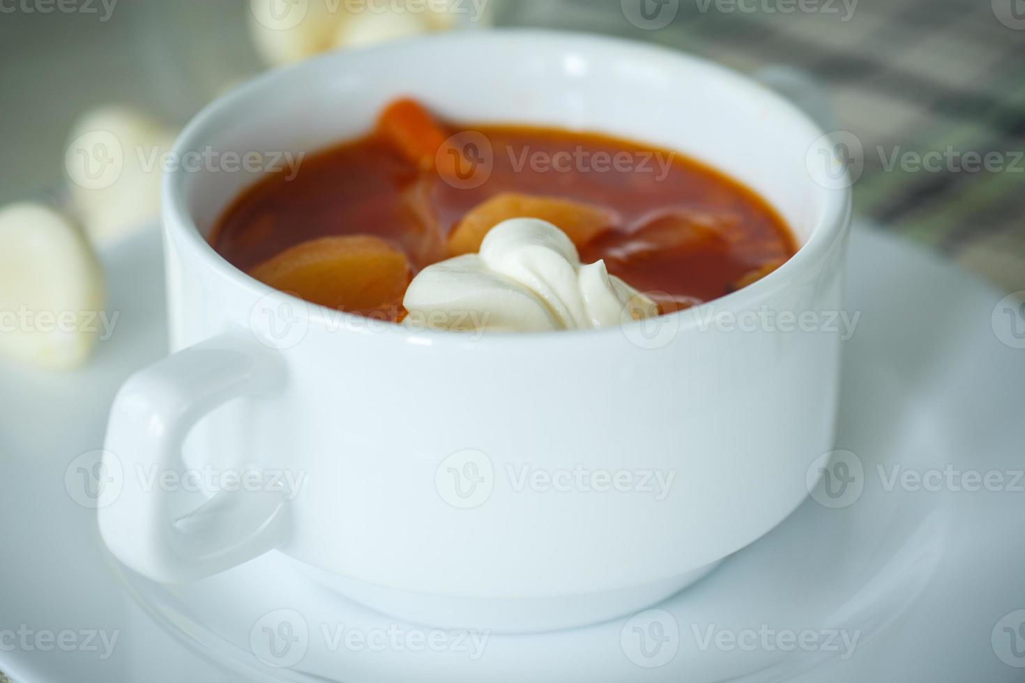 beet soup photo