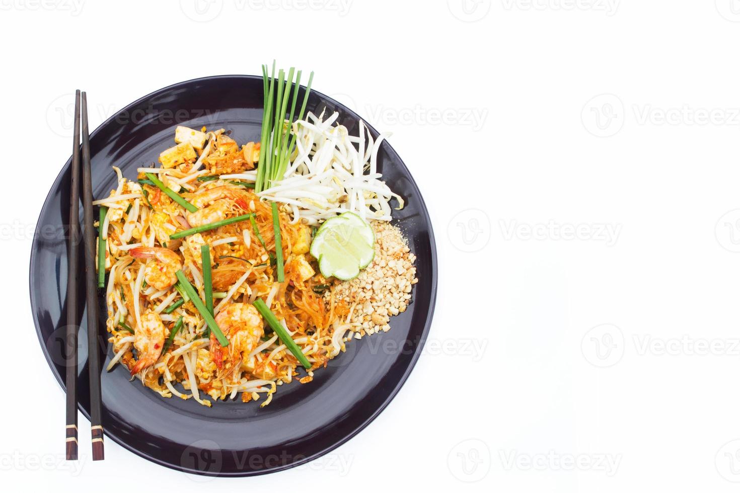 Thai food Pad thai . photo