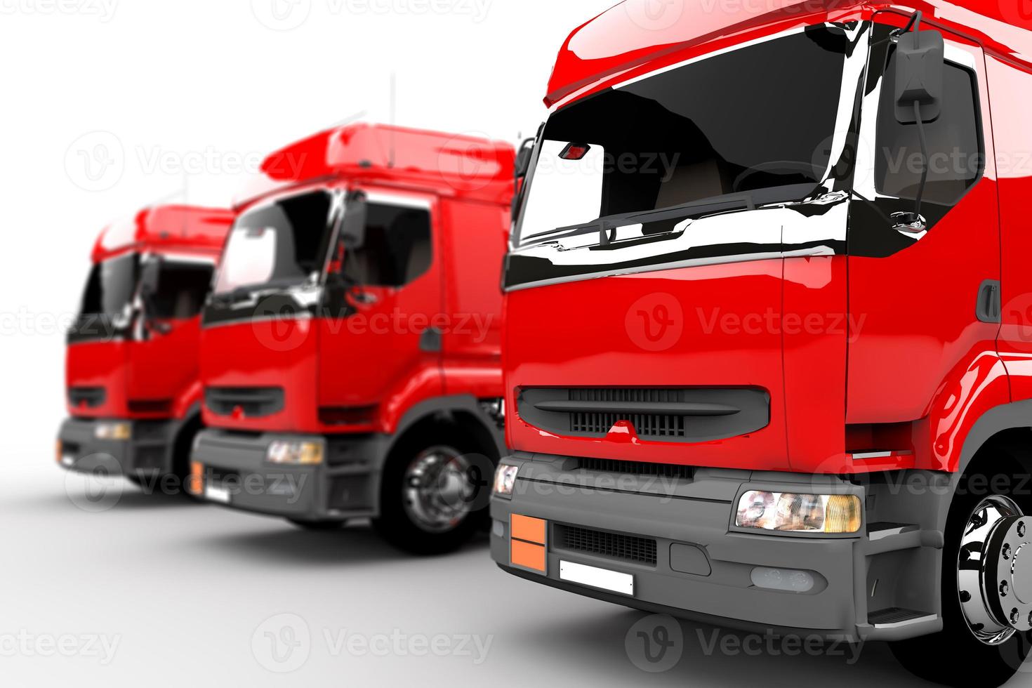 camiones rojos foto