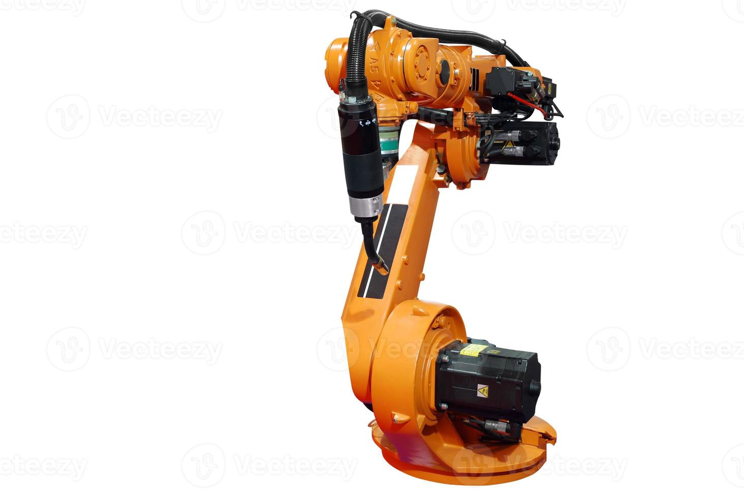 brazo robótico industrial foto