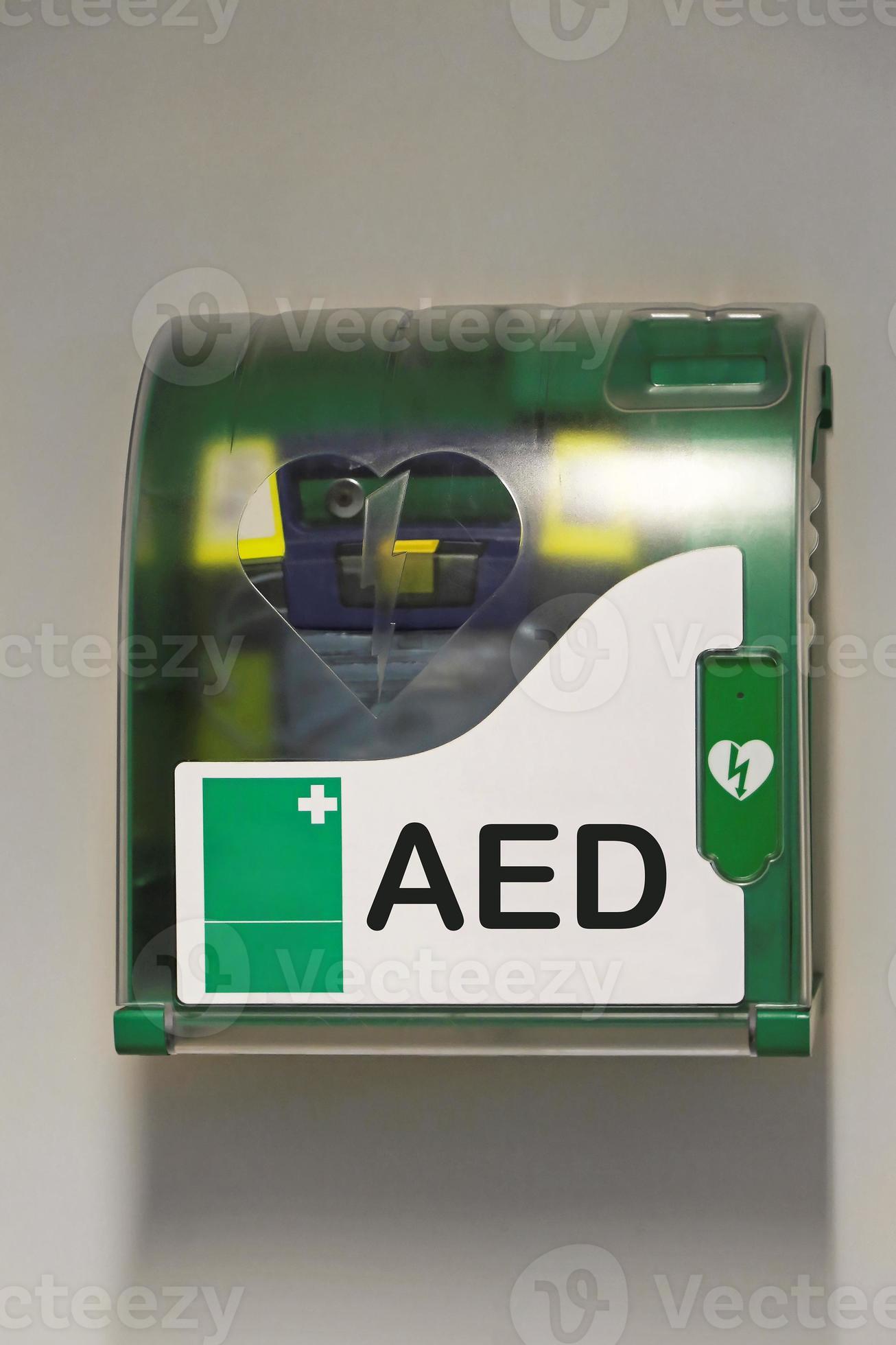 Automated external defibrillator photo