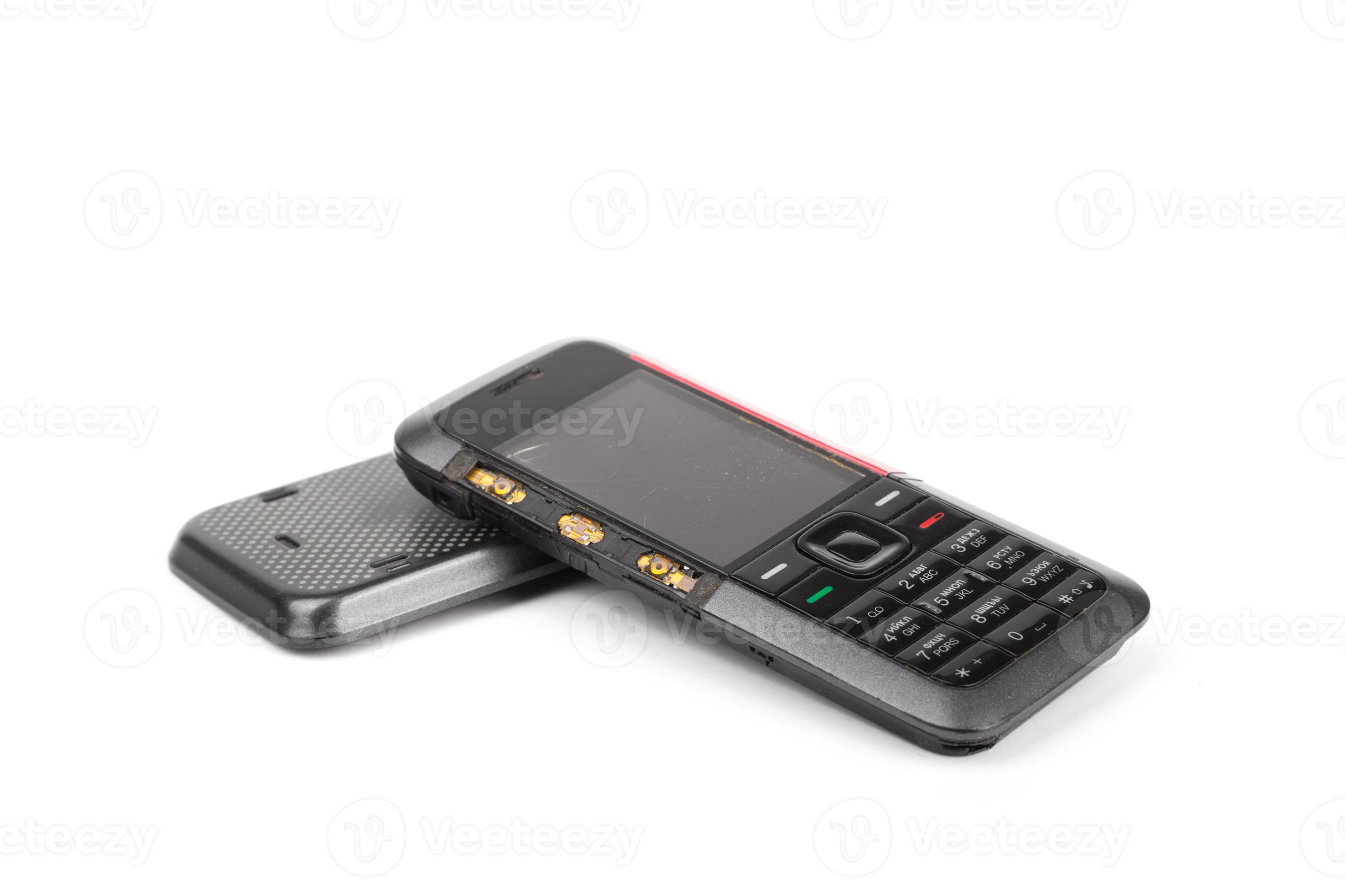 Broken dirty cell phone 812773 Stock Photo at Vecteezy