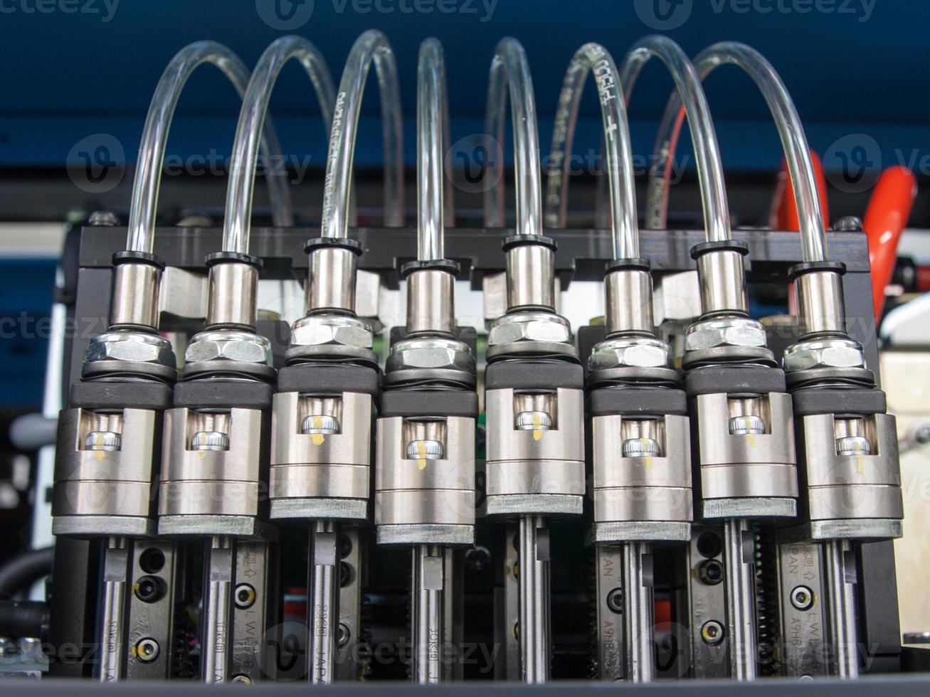 solenoid valves with pipes photo