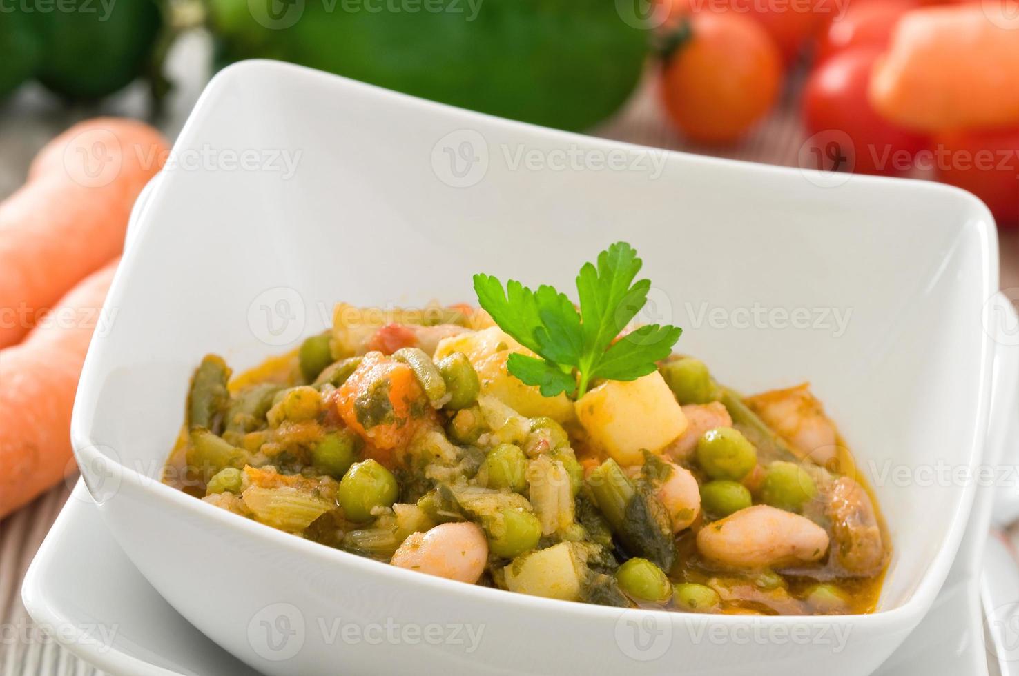 Vegetable soup. photo