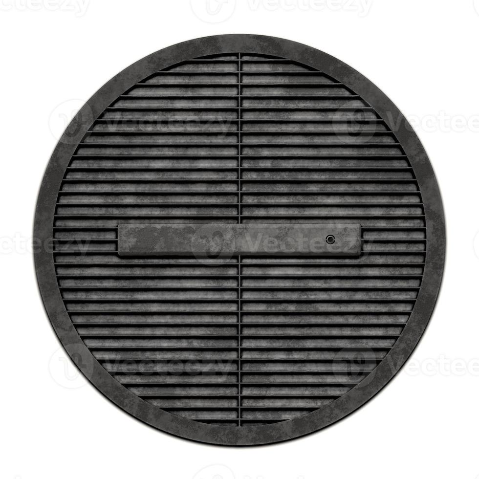 Sewer metal cover (Manhole serie) photo
