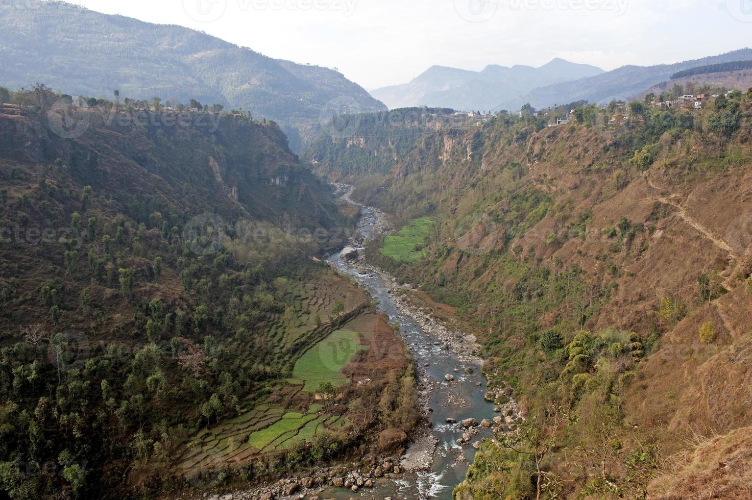 Modi river gorge photo