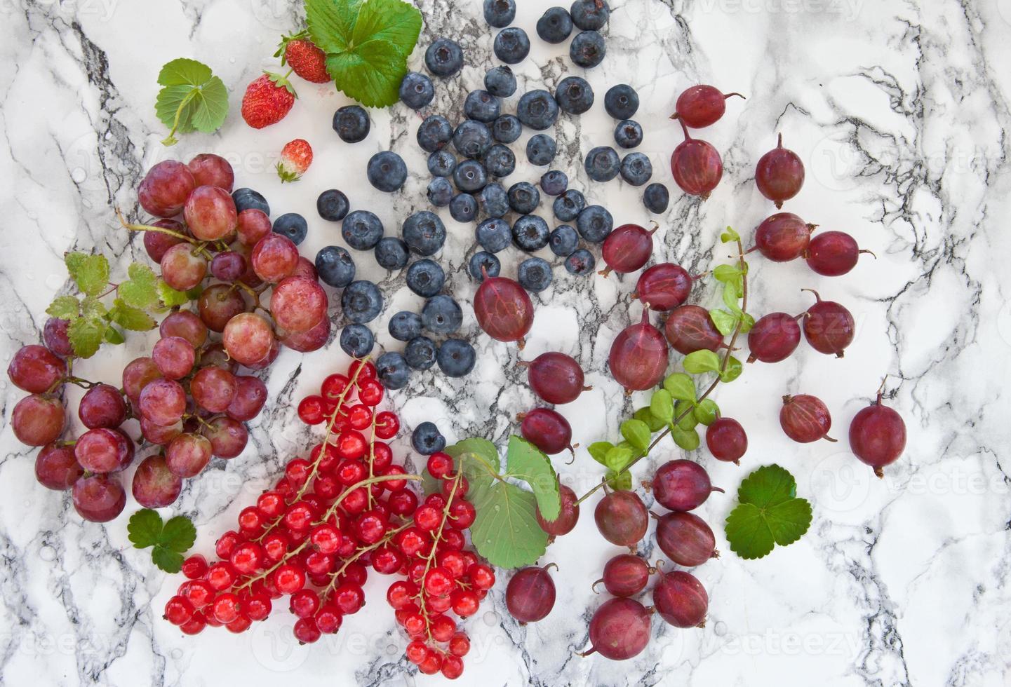 Fresh summer berries photo