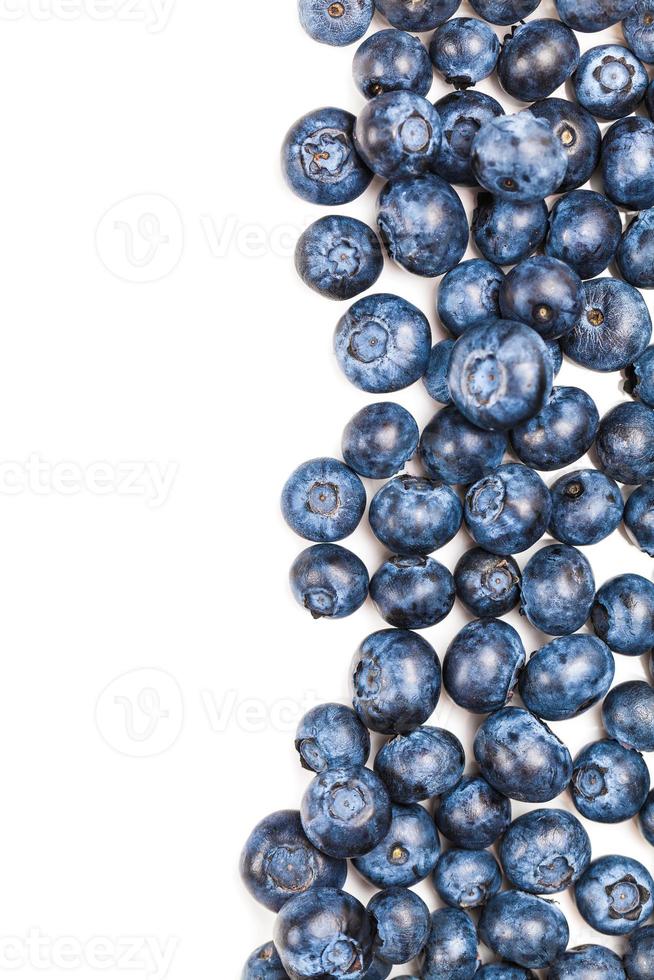 natural fresh blueberries closeup photo