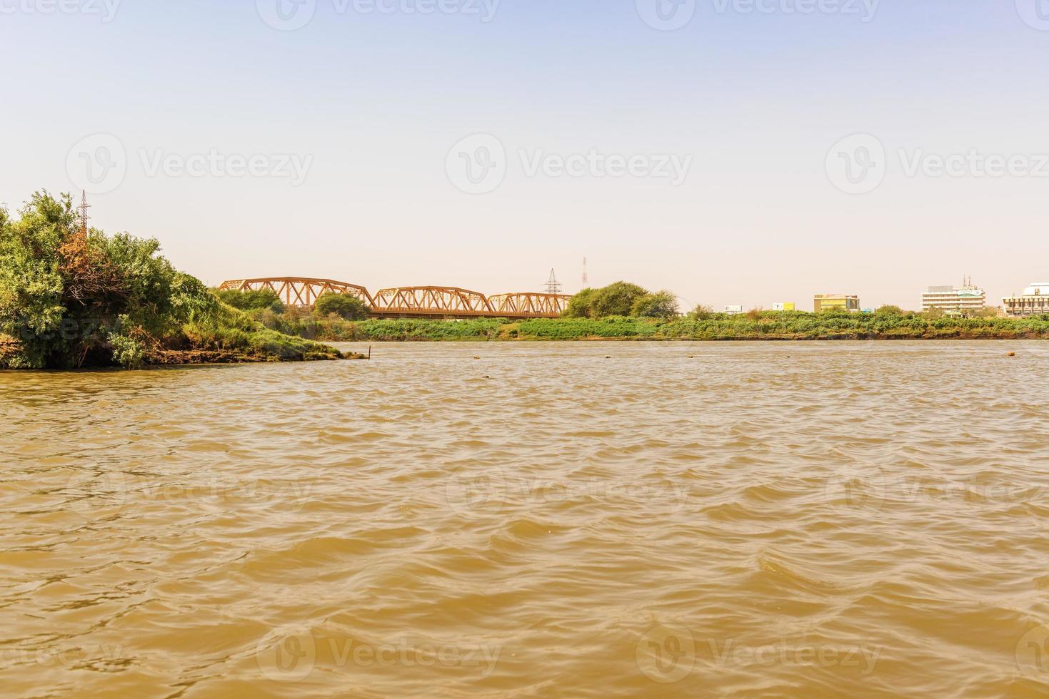 río Nilo en Jartum foto