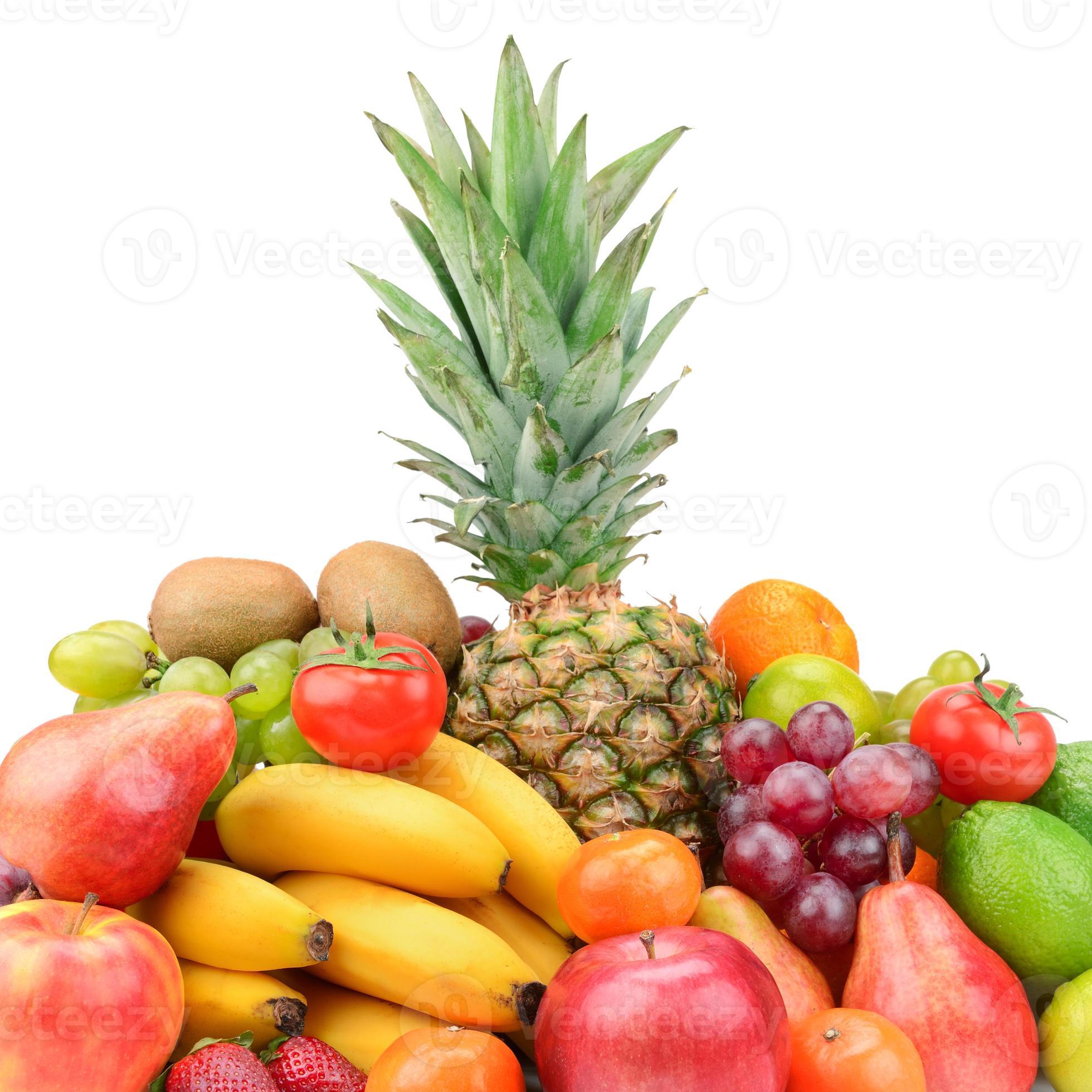 colección de frutas con piña foto