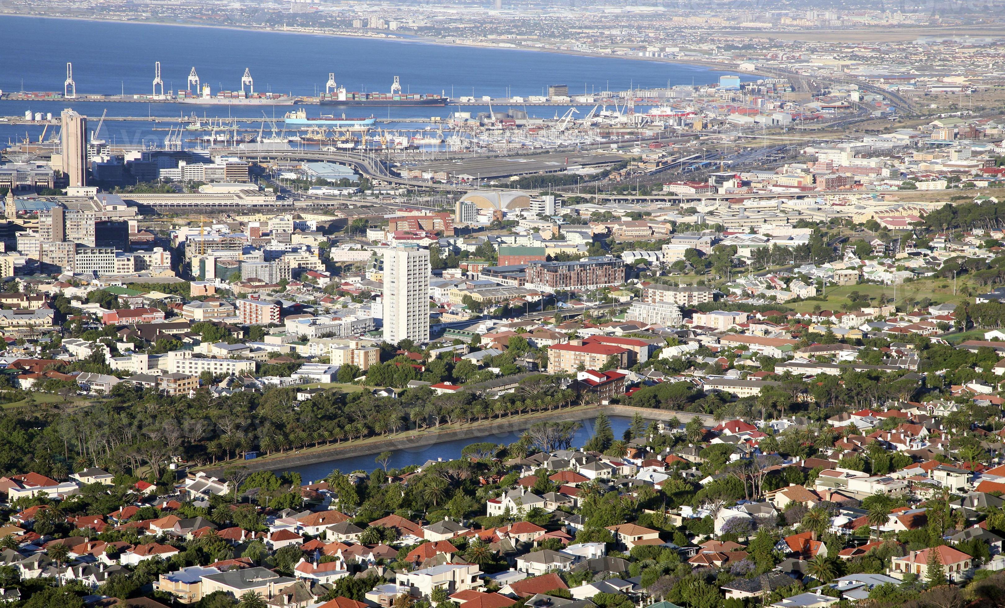 Aerial view of Cape Town, South Africa 826611 Stock Photo at Vecteezy