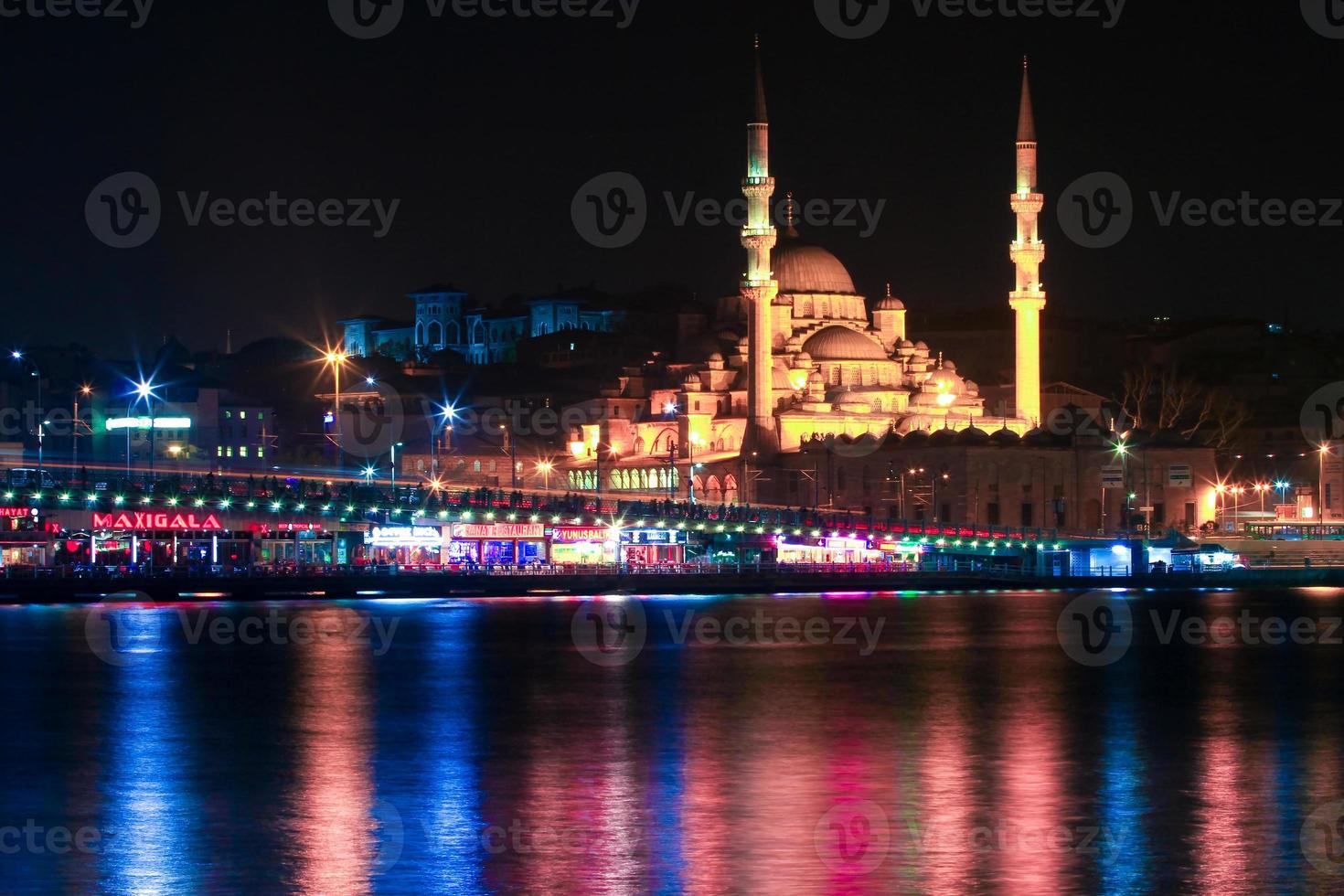 Istanbul at night photo