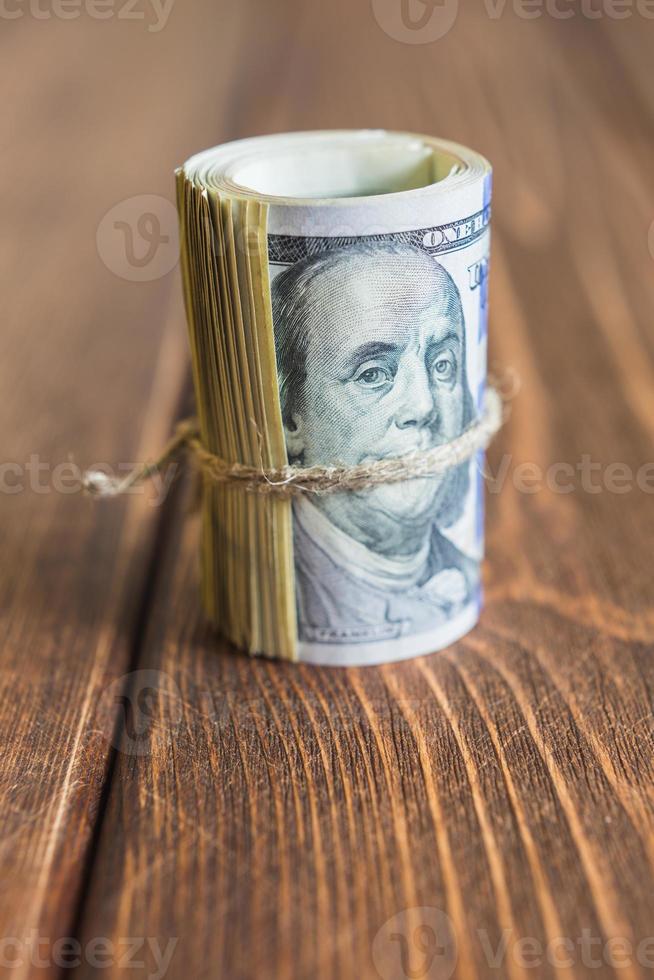 Money on the desk photo