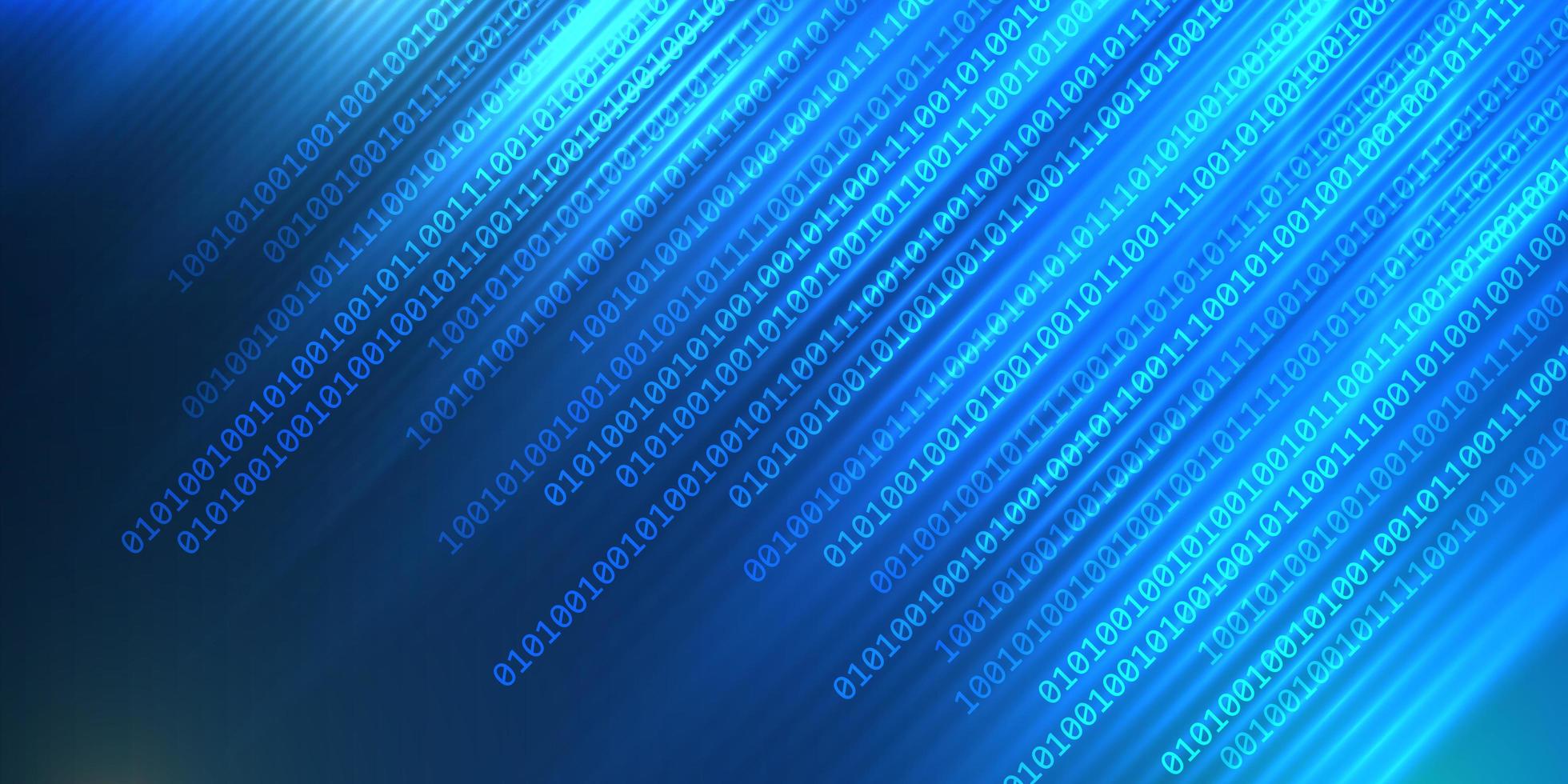 Binary Code Banner vector