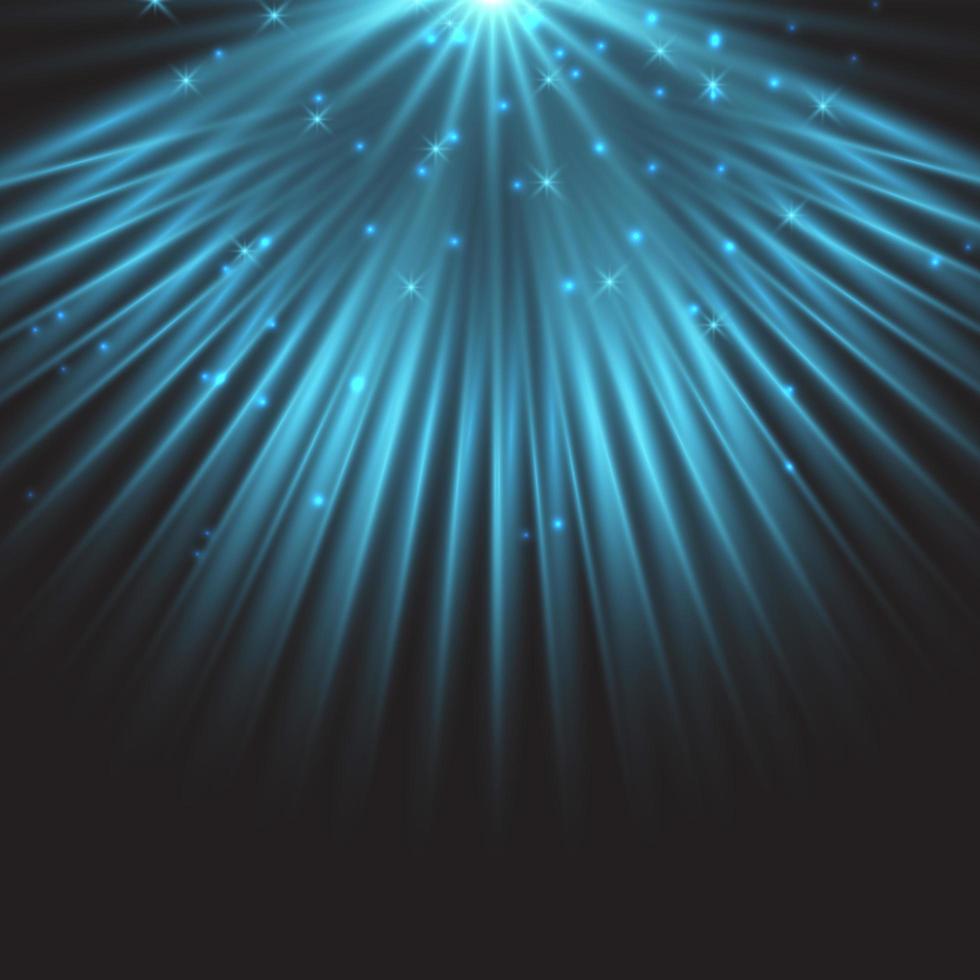 Blue Star Spotlight Background vector