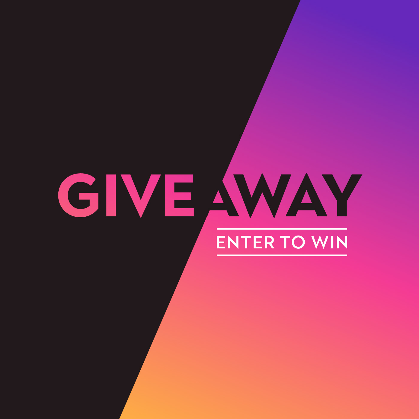 giveaway-enter-to-win-card-template-829967-vector-art-at-vecteezy