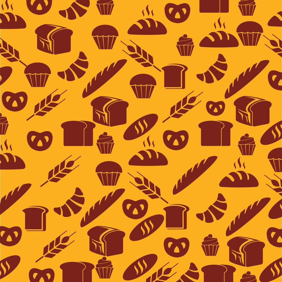 Pastry and bread seamless pattern 830291 Vector Art at Vecteezy