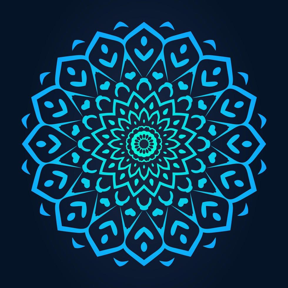 diseño decorativo mandala vector