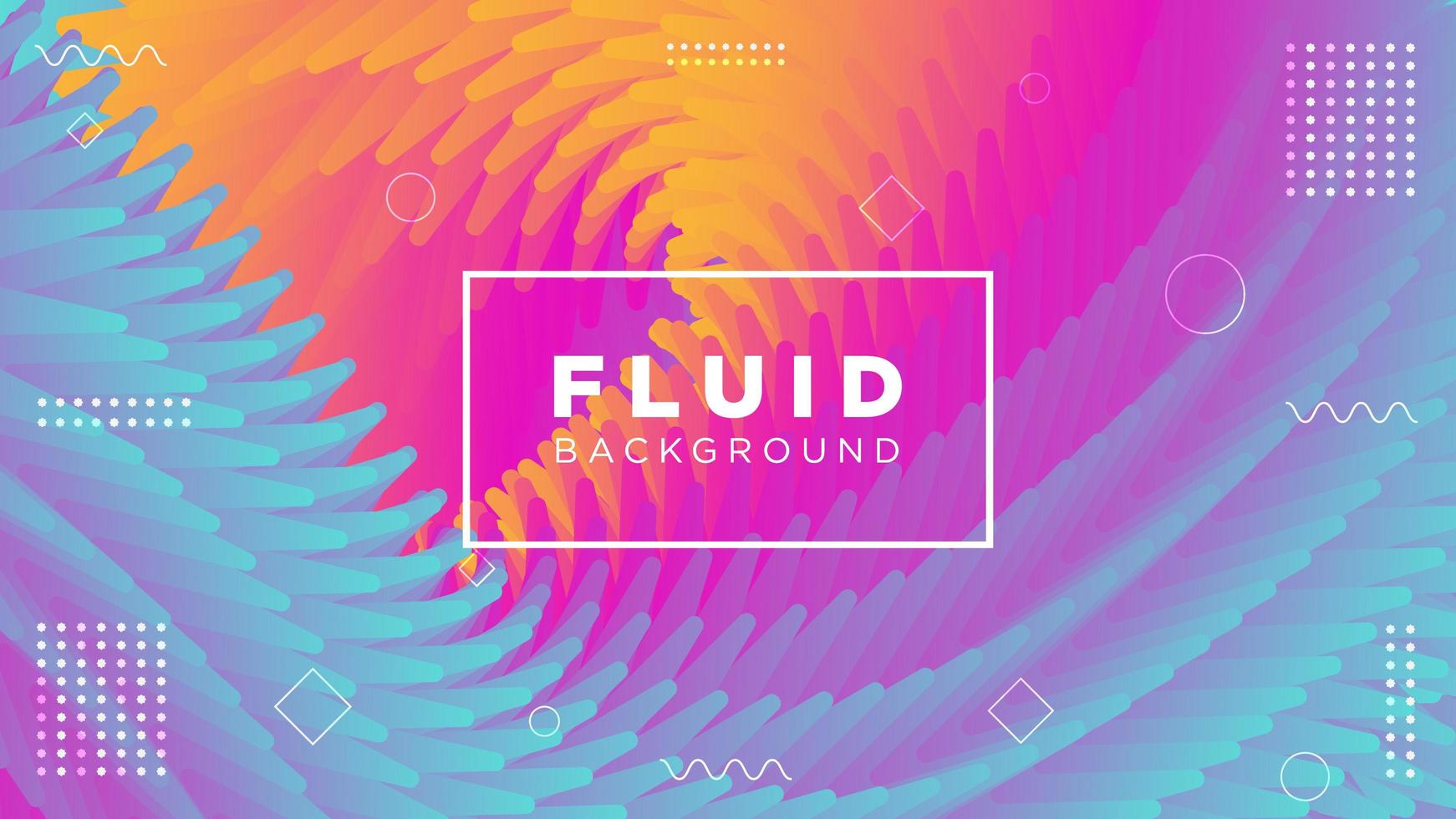 Colorful Fluid Abstract Background vector