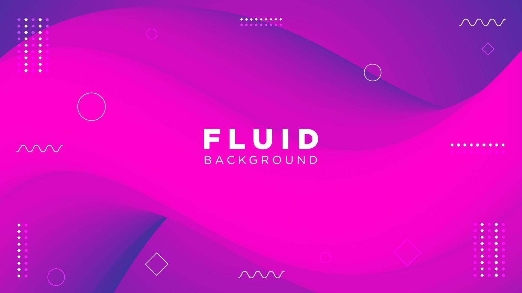 Purple Gradient Fluid Curved Background vector