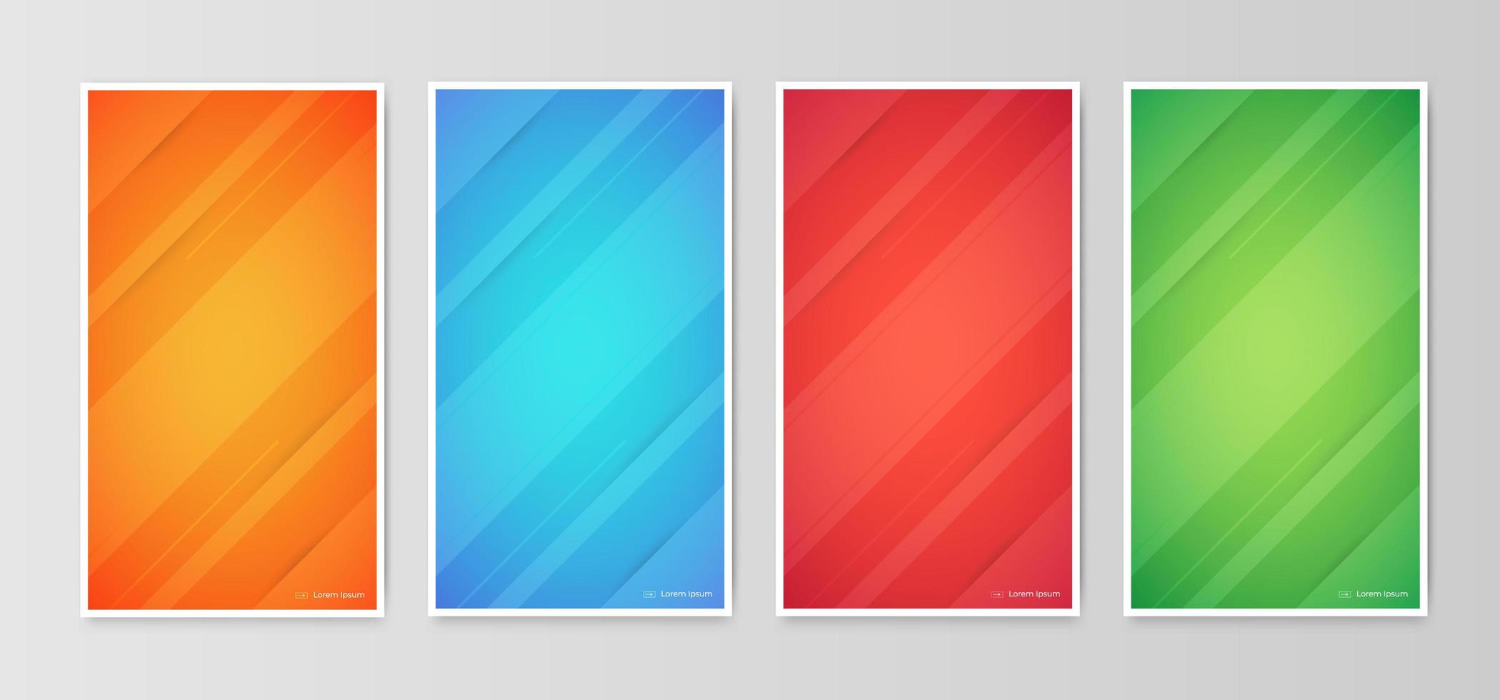Abstract Gradient Geometric Cover Designs vector