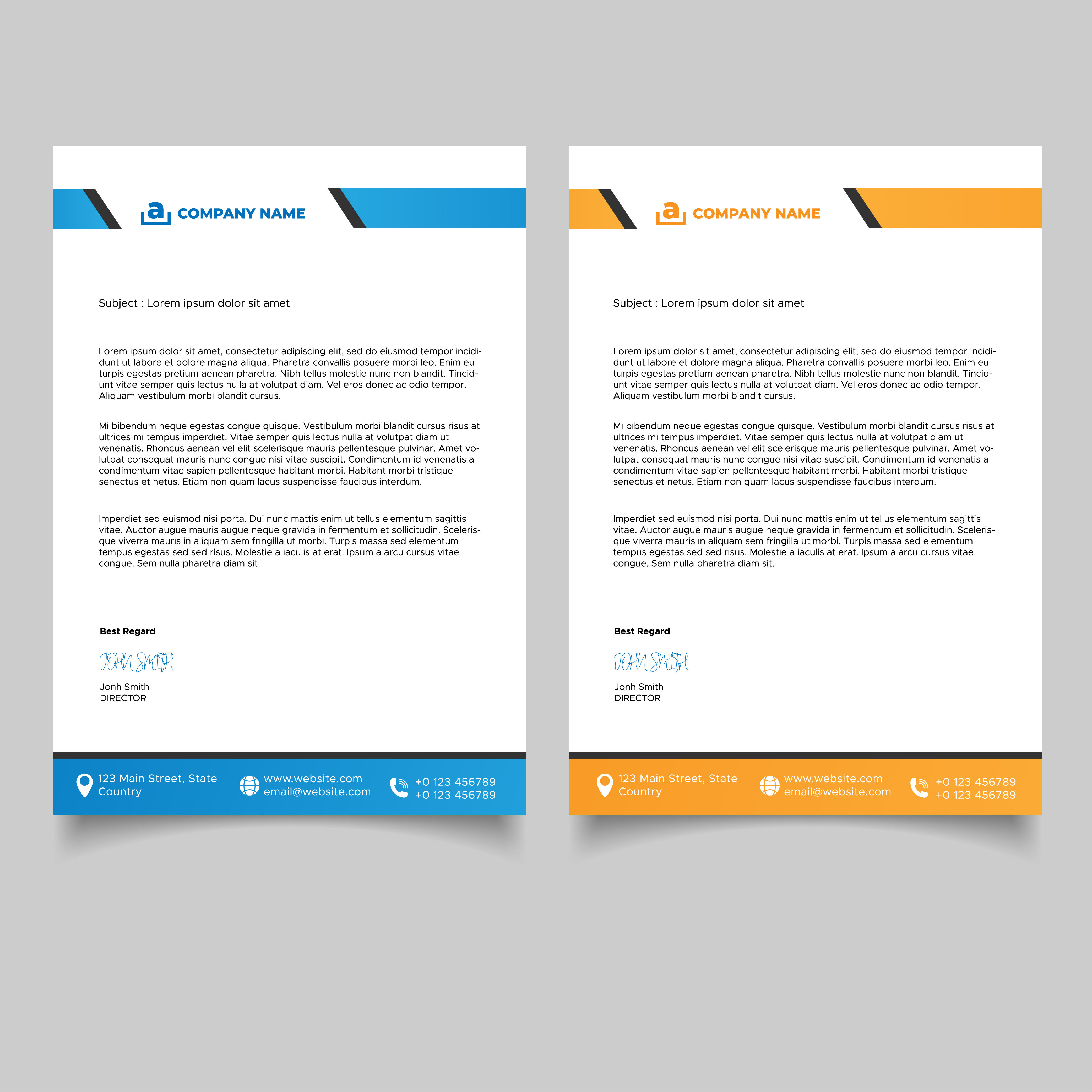 Business Headed Letter Template