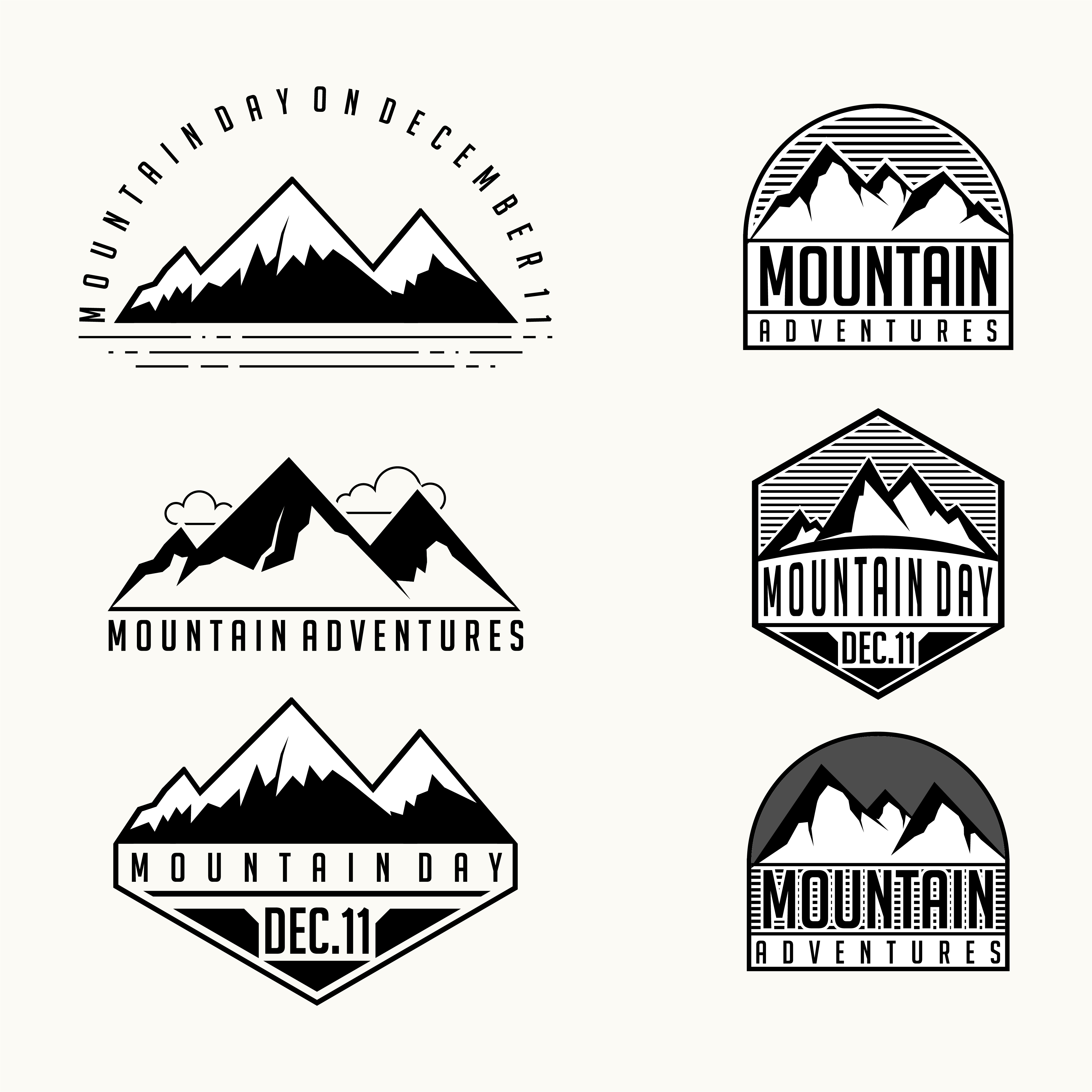 Mountain Template Mountain Template