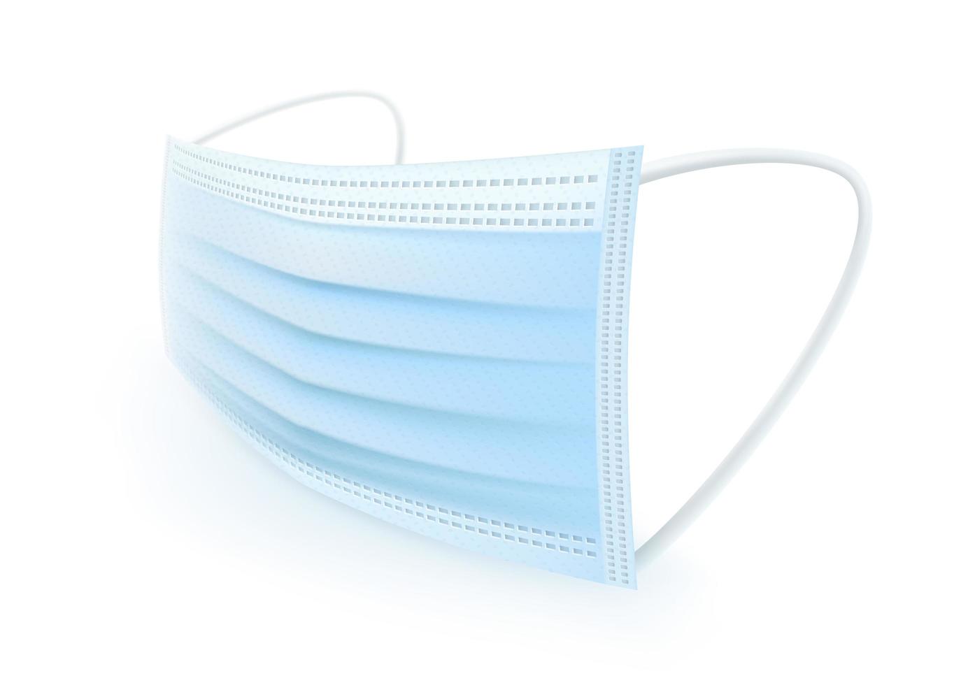 Protective Mask with Earloop vector