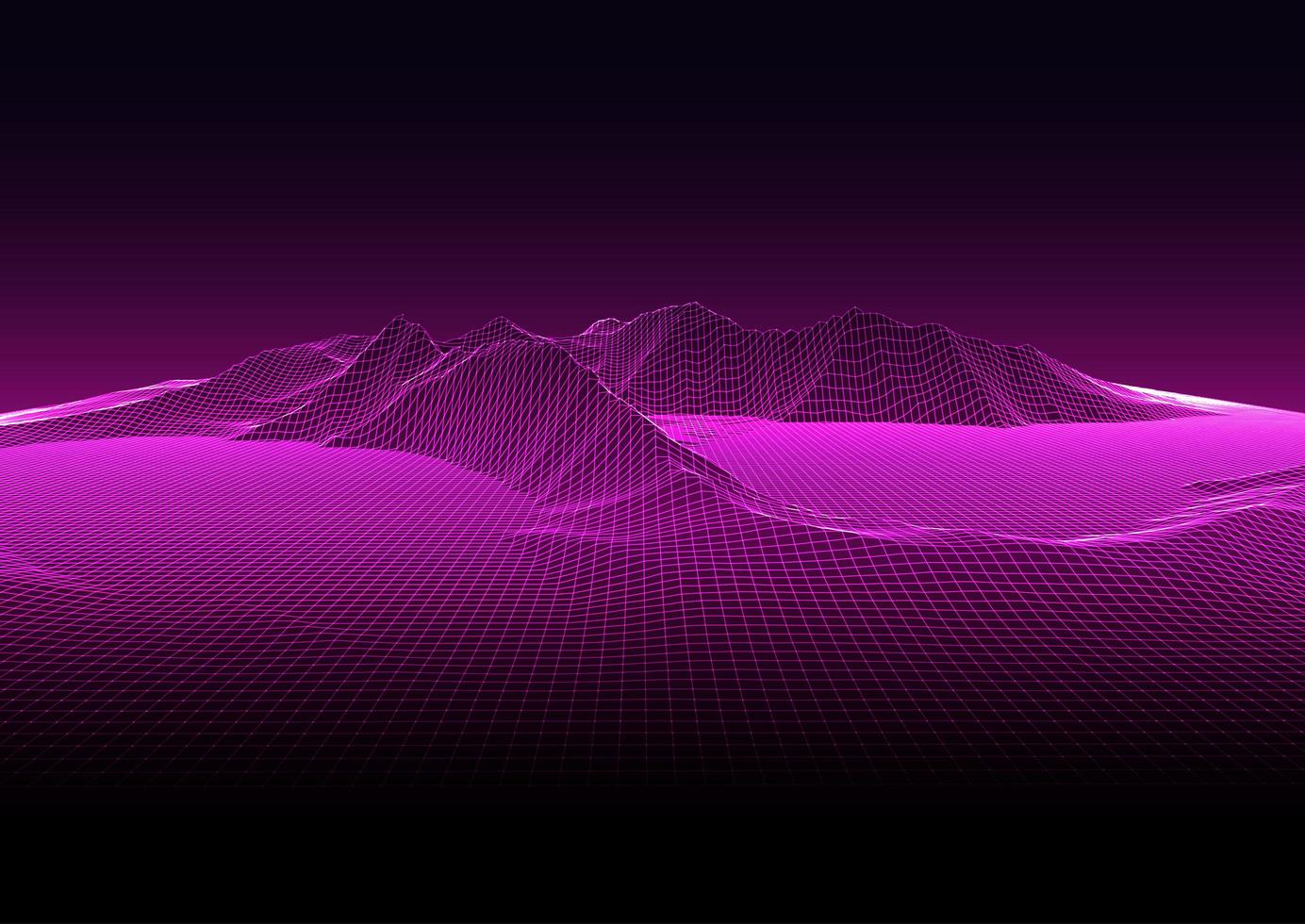 Fondo moderno con paisaje de estructura metálica vector