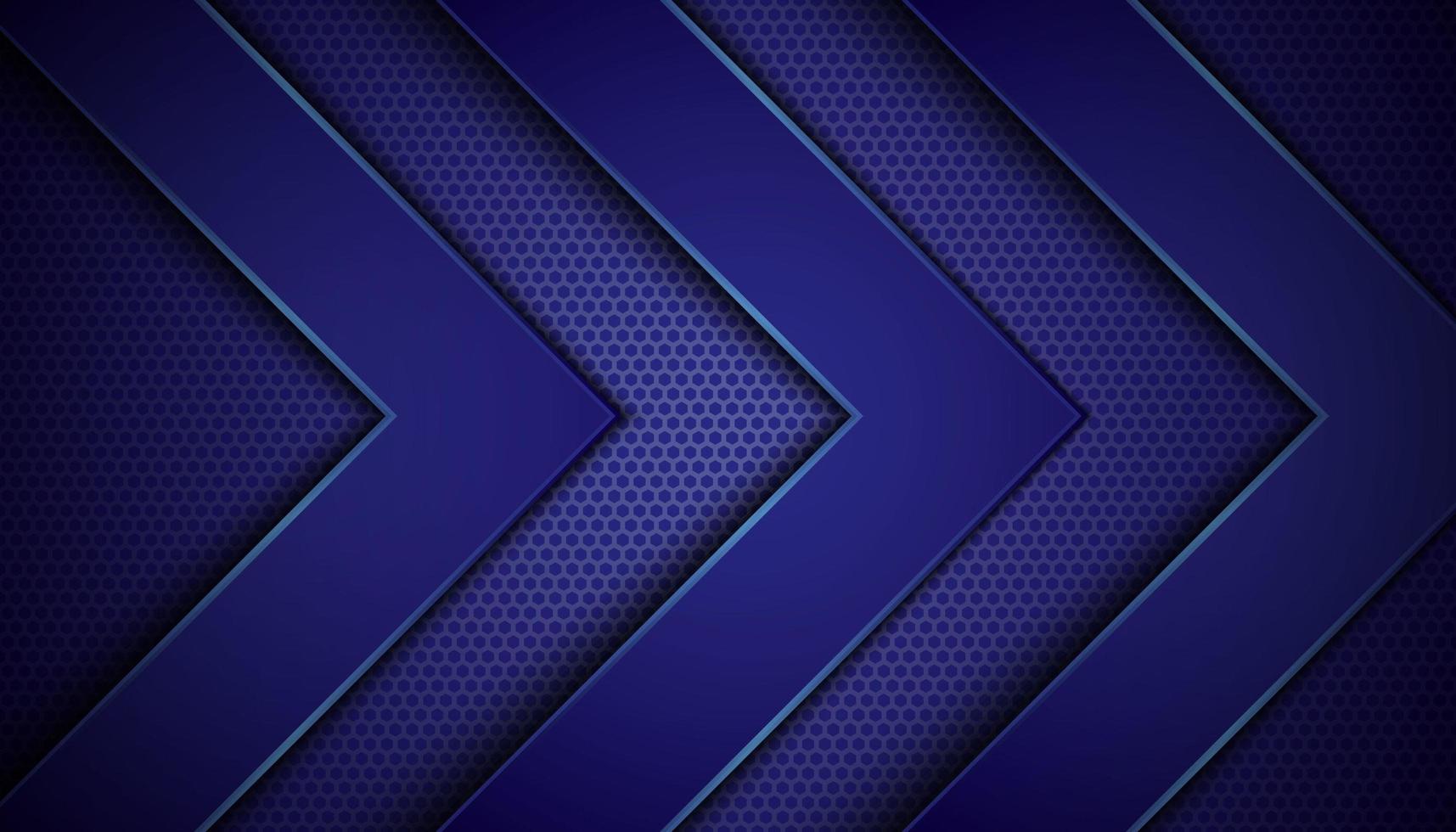 Dark Blue Background with Arrow Layers vector