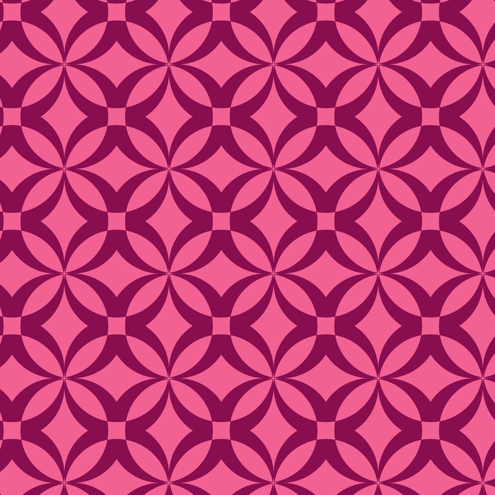 Pink Geometric Pattern Design vector