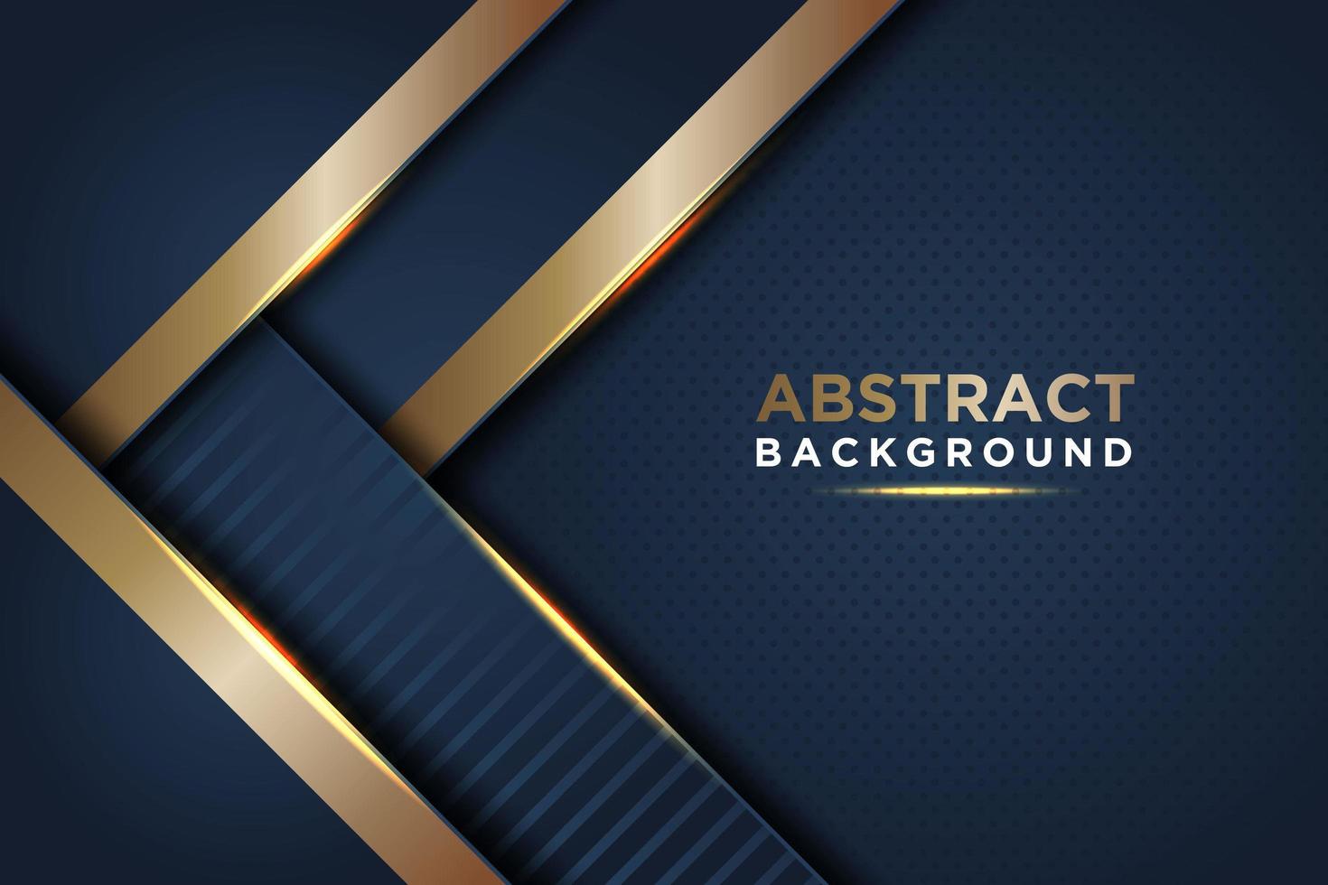 Overlapping Angled Dark Blue and Gold Background vector