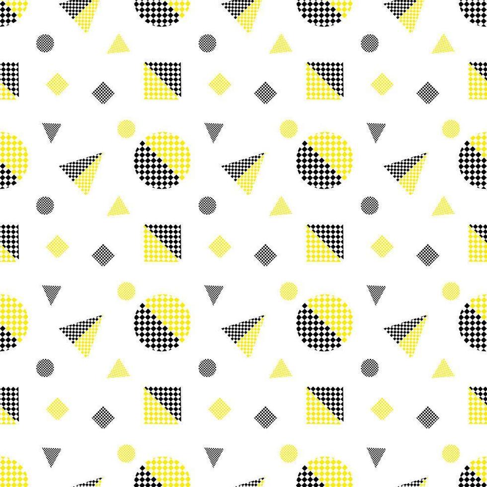 Black and Yellow Seamless Geometric Pattern 831161 Vector Art at Vecteezy