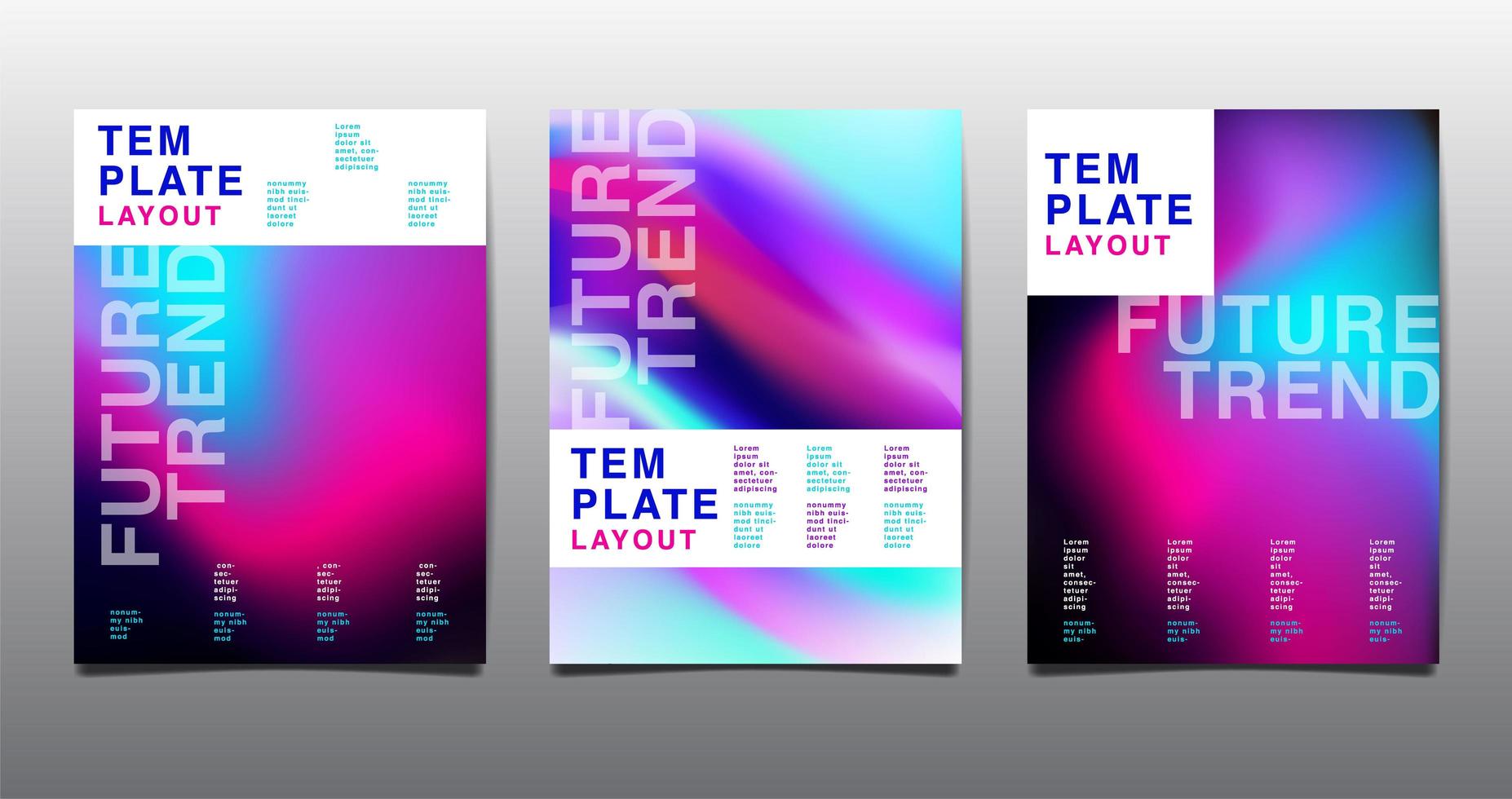 Modern Template Layout vector