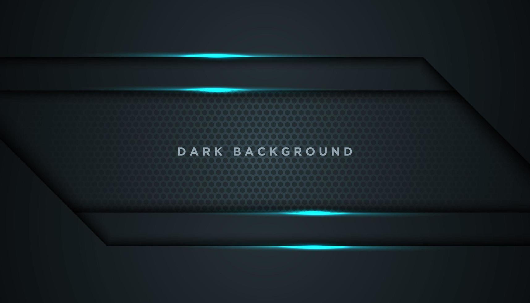 Abstract Black Background with Layered Parallelogram vector
