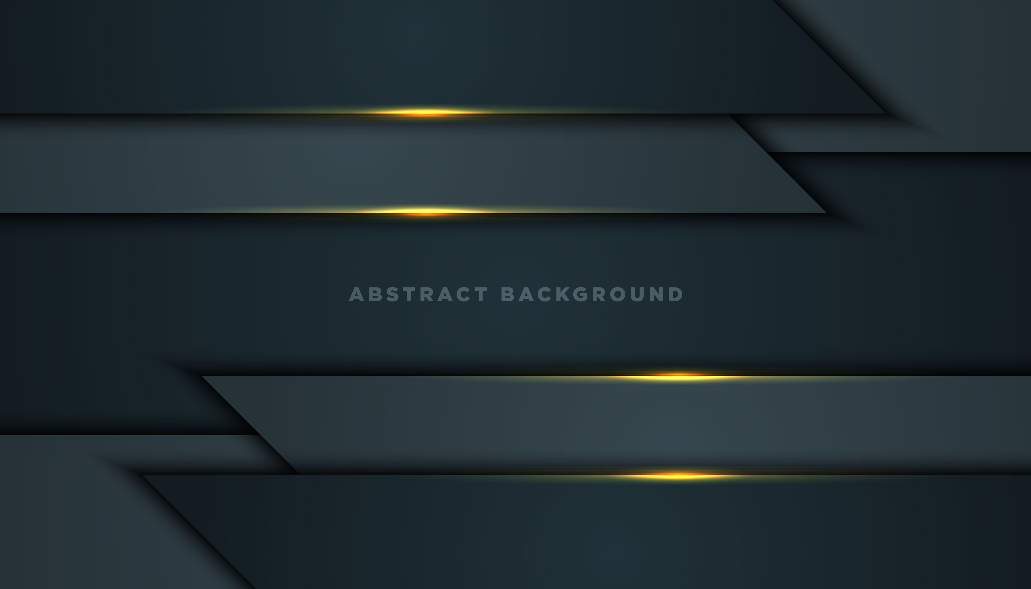 Gray Background with Horizontal Layers on Top and Bottom 833515 Vector