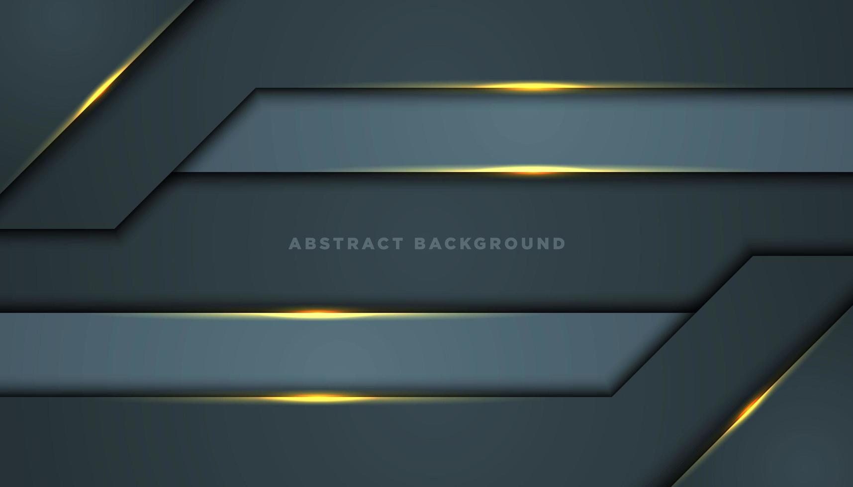 Gray Abstract Background with Wide Corner Layers vector
