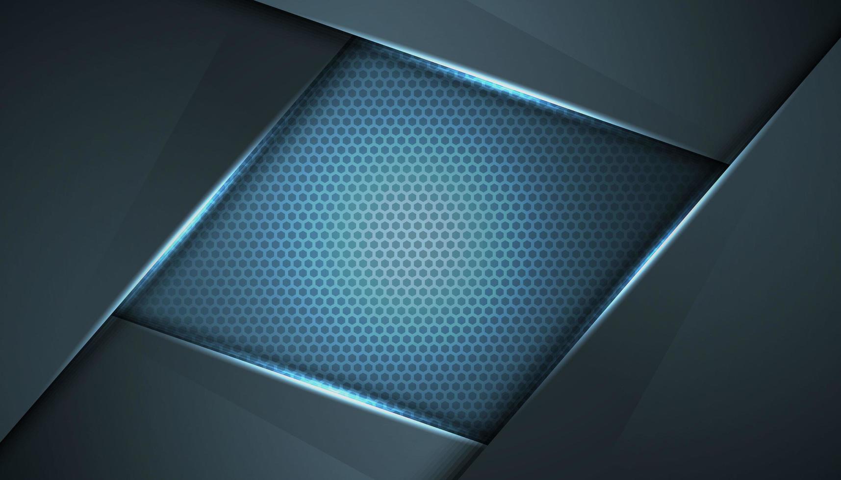 Abstract Gray Blue Frame Innovative Background vector