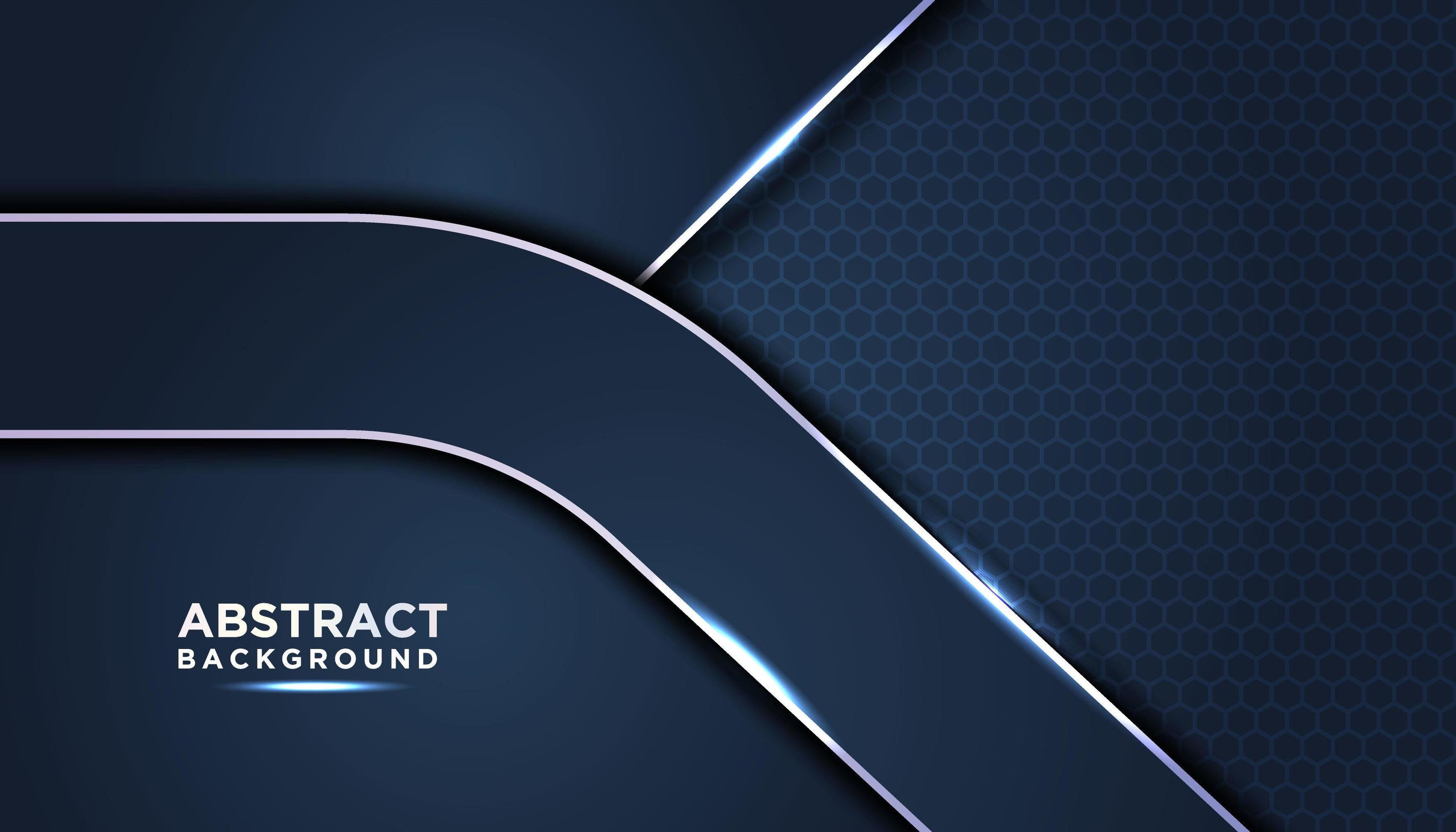 Dark Blue Abstract Background Layers 833551 Vector Art at Vecteezy