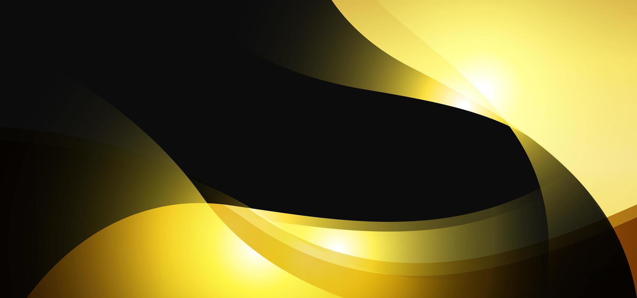 banner dorado de lujo real vector