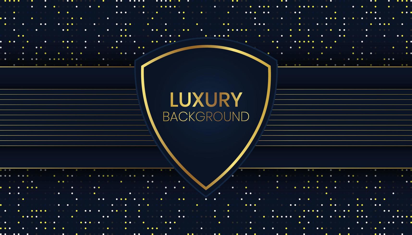 Luxurious Dark Background With Gold Glitter vector