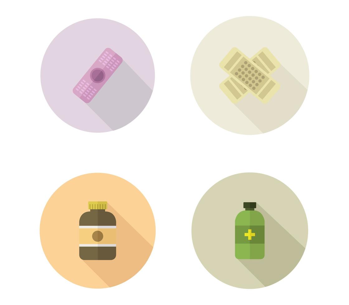 Set Of Medicine And Health Icons vector