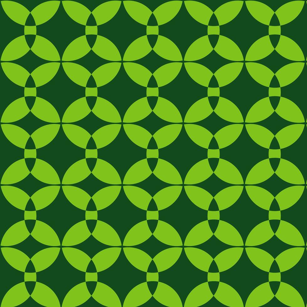 Neon Bright Green Retro Pattern  vector