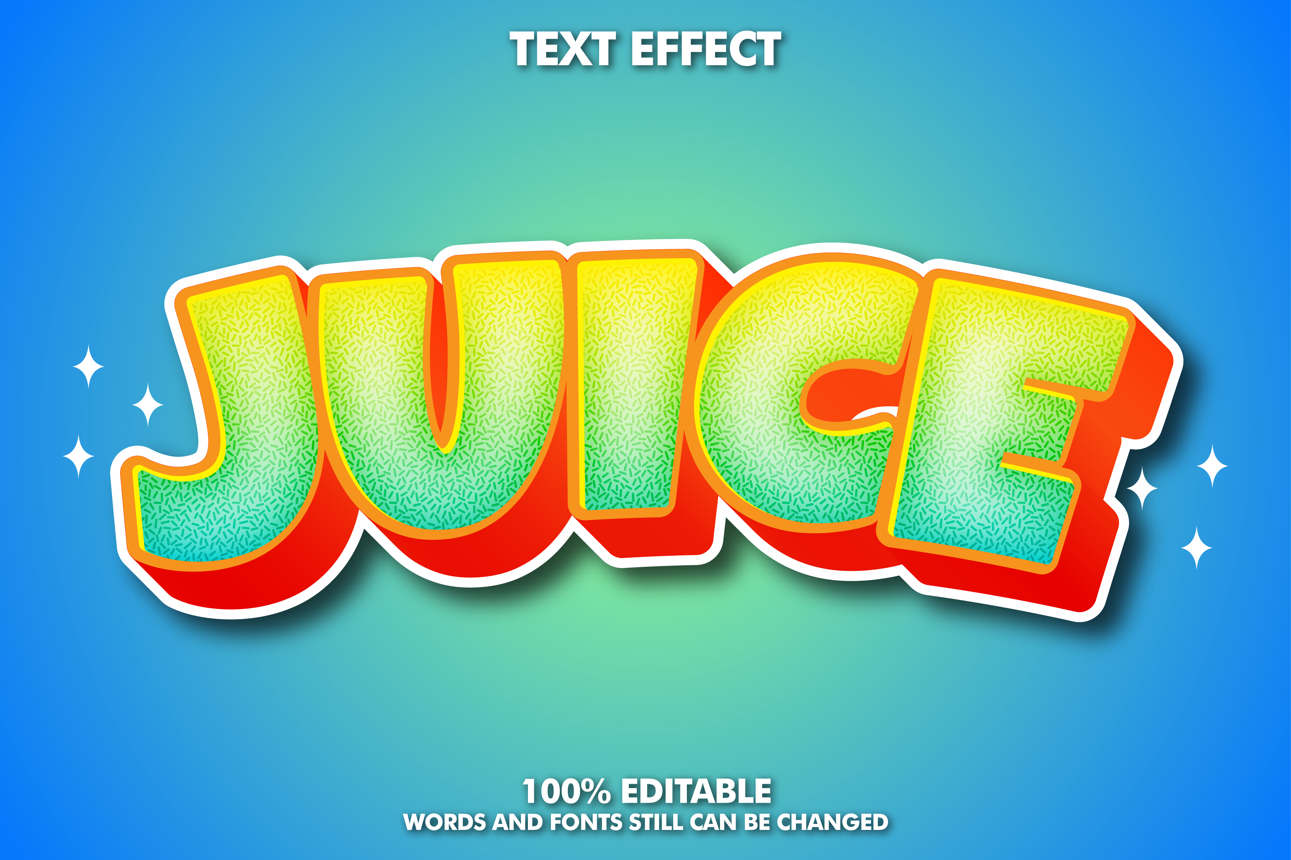 Juice text effect Download Free Vectors, Clipart Graphics & Vector Art