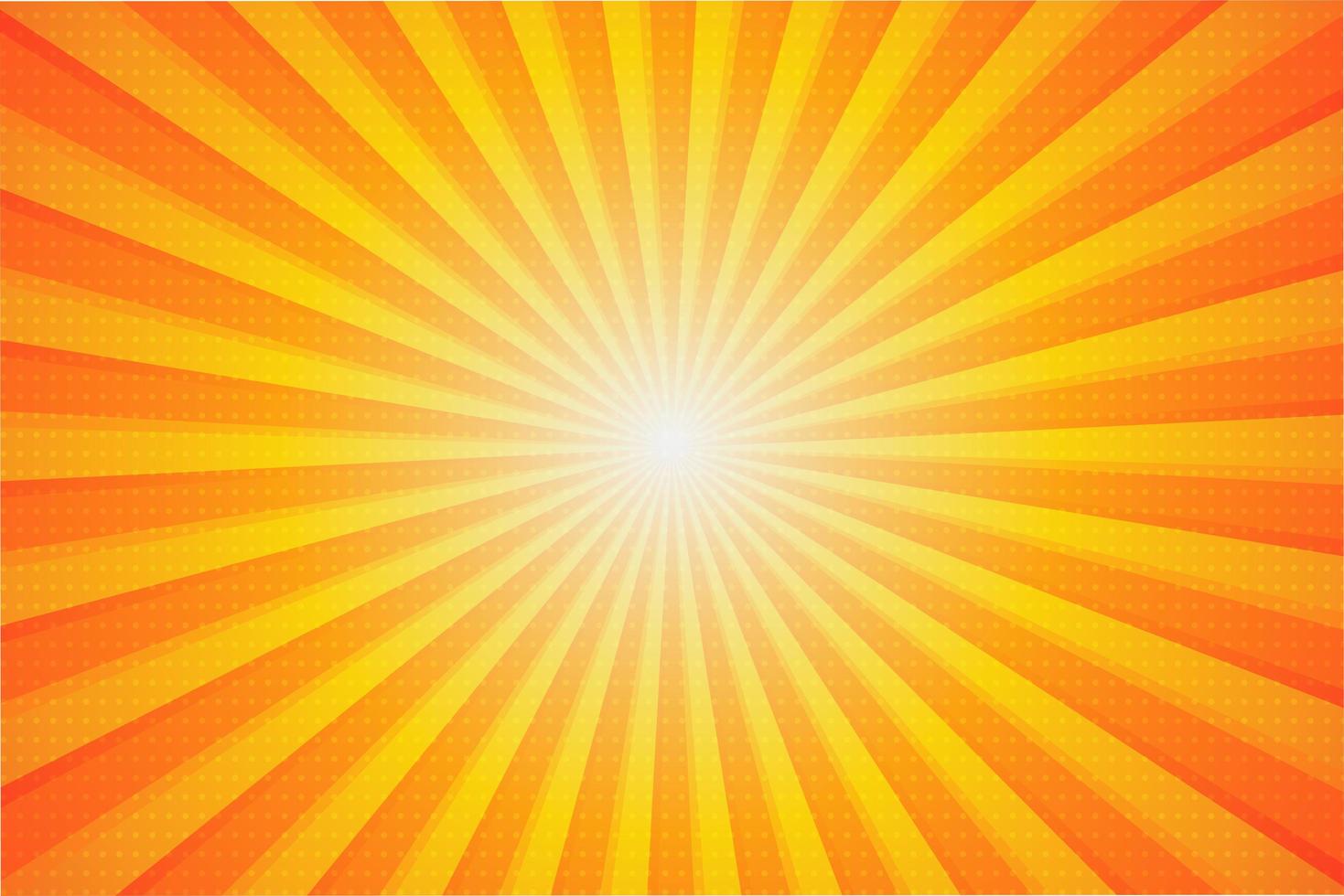 Summer solar background vector