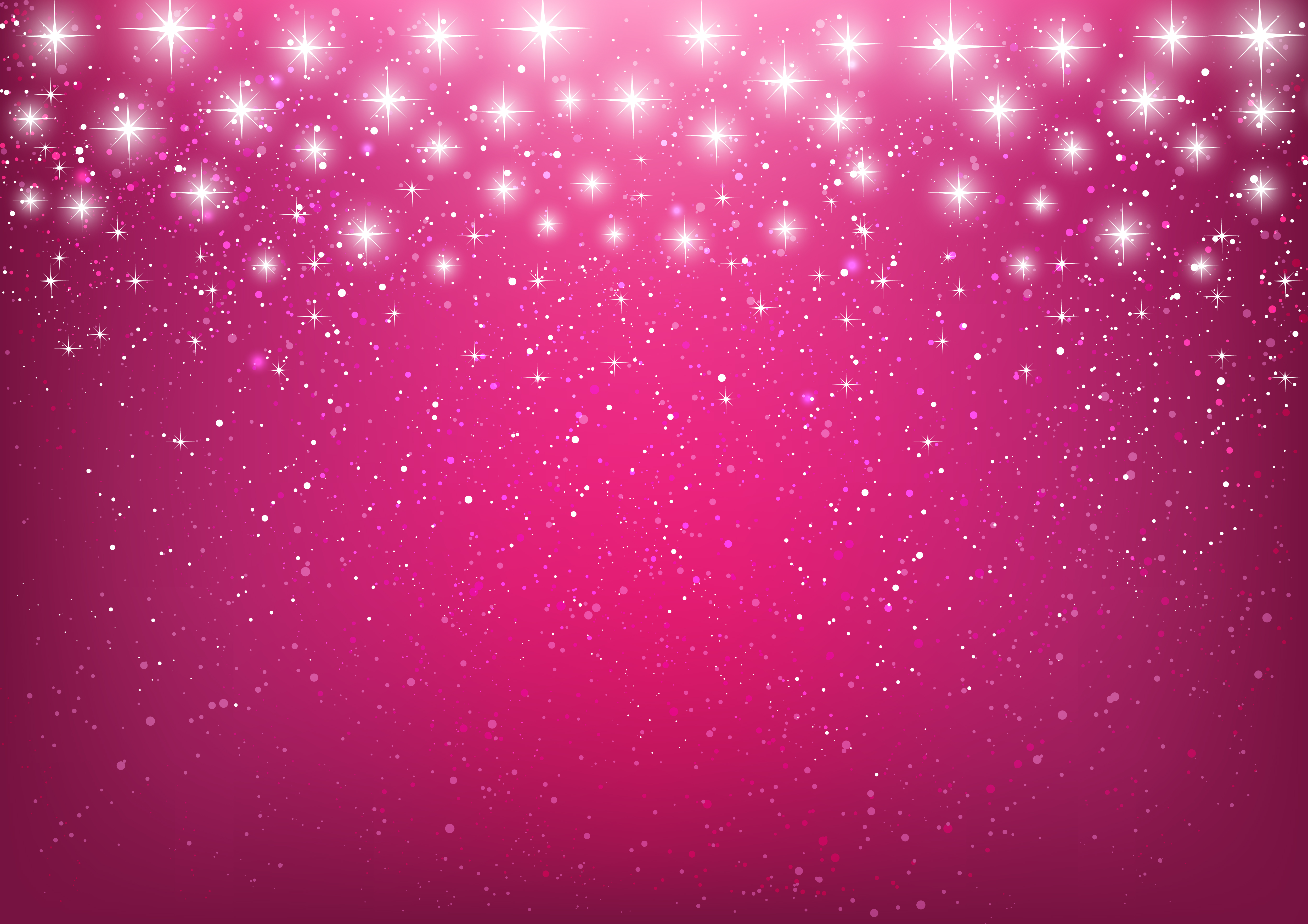 Shiny Stars on Bright Pink Background - Download Free Vectors, Clipart ...