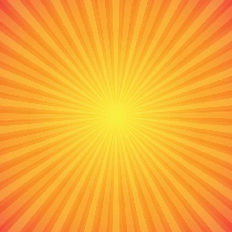 Starburst Background with Rays of Light vector