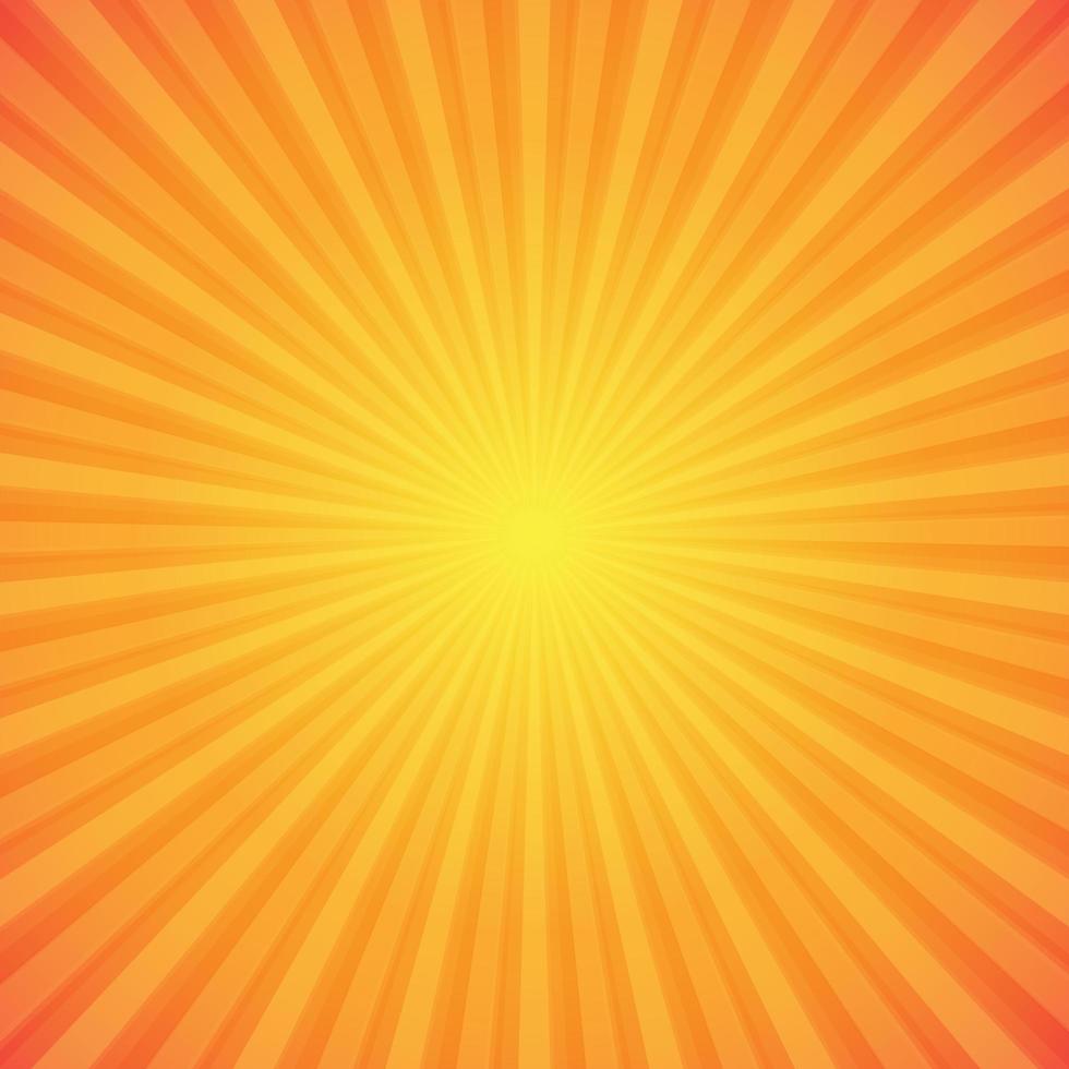 Starburst Background with Rays of Light vector